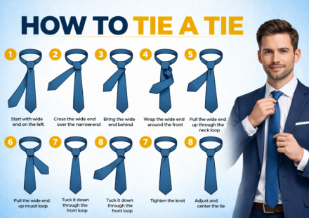How to tie a tie