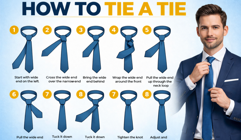 How to tie a tie